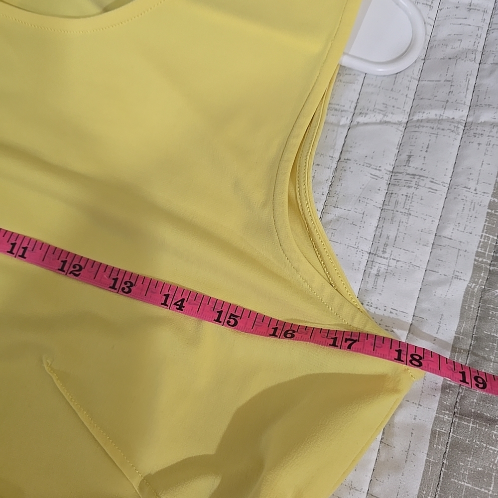 Calvin Klein Yellow Sleeveless Top - Picture 6 of 8